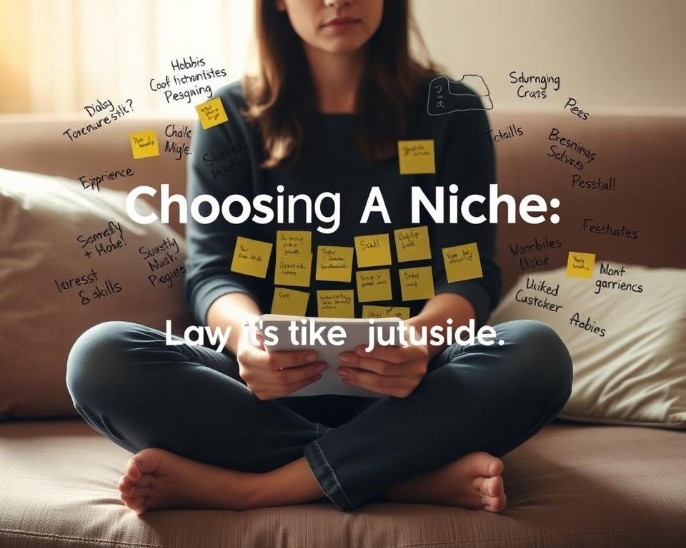 Choosing a niche Choosing a niche