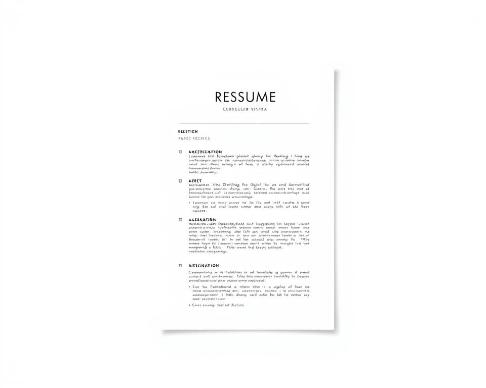 curriculum vitae design