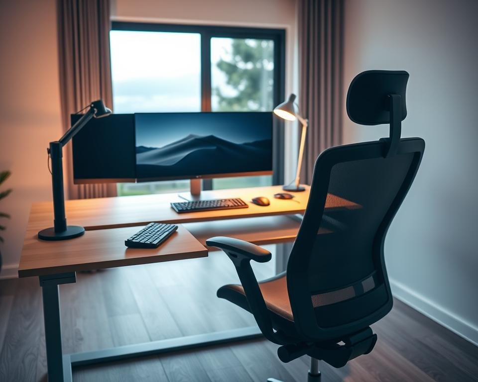 ergonomic home office setup